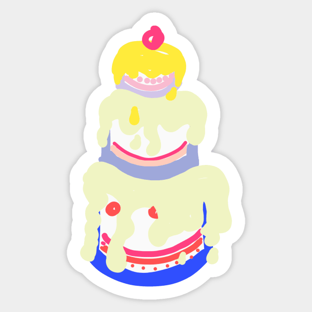 LUSH FANCY CAKE Sticker by aroba